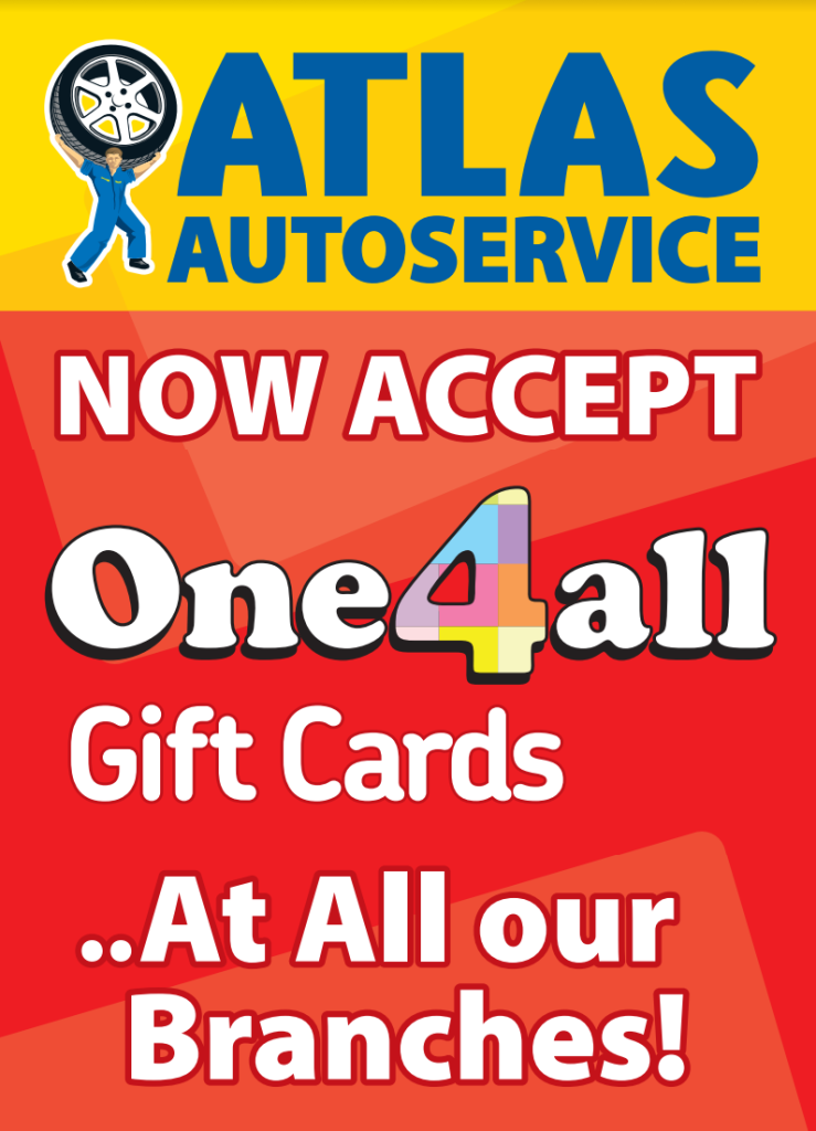 One4all Vouchers Atlas Autoservice Dublin Atlas Tyres Atlas Servicing